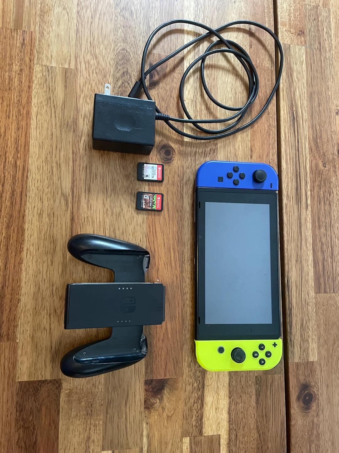 Used Nintendo switch console and games