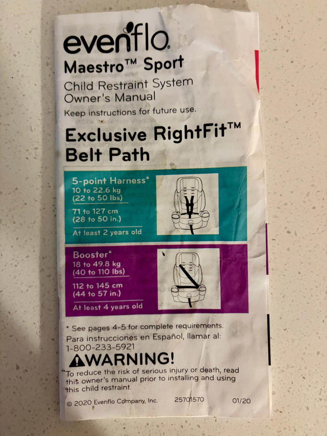 Evenflo Maestro Sport Harness Booster Car Seats - photo 5