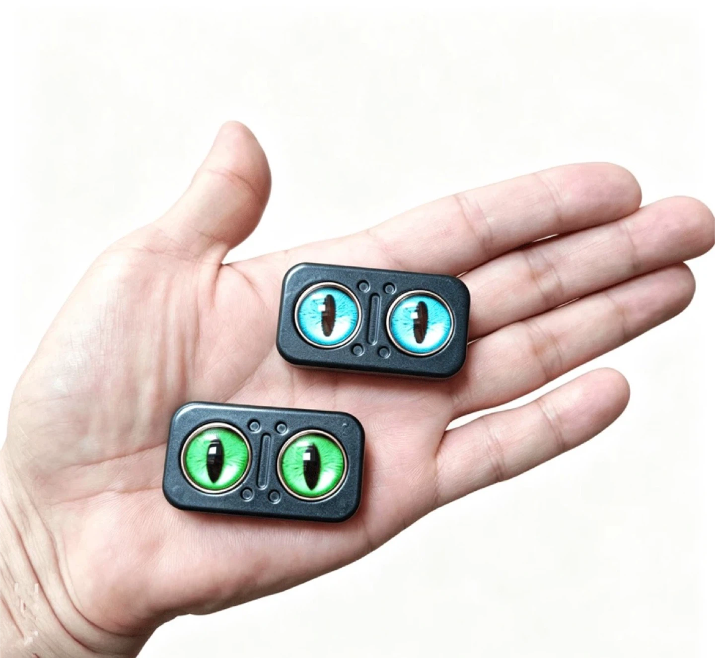 Blue Cat Eye Fidget Slider