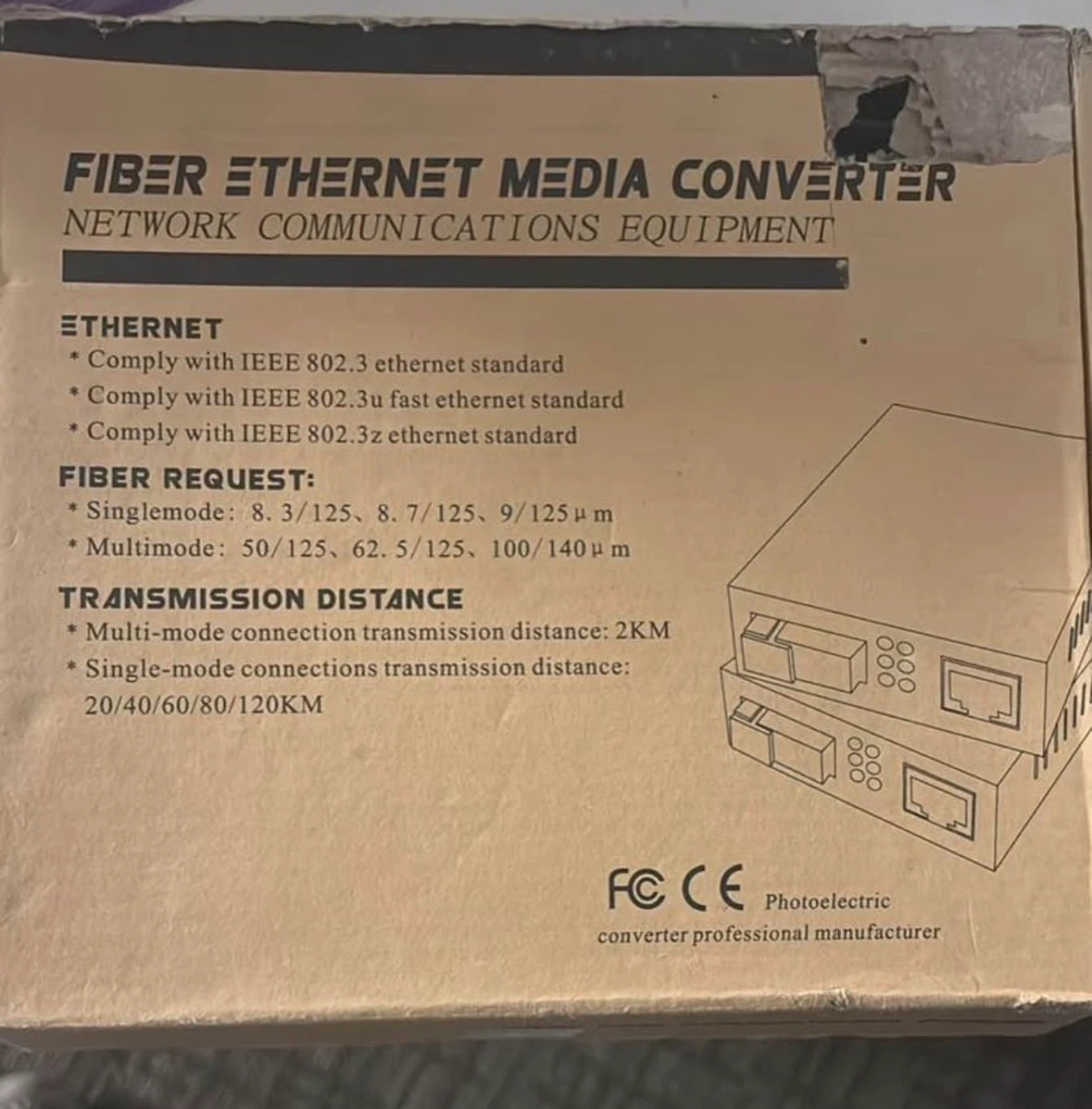 Fiber internet media converter - photo 2