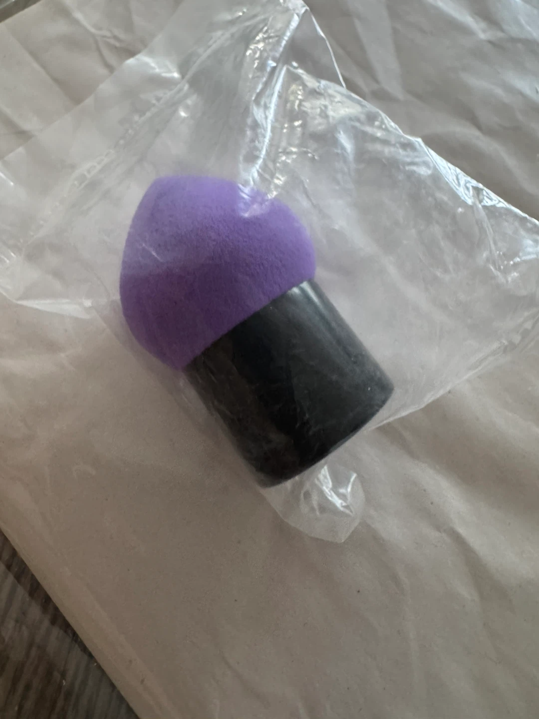 Designer’s Purple Makeup Sponge with Handle