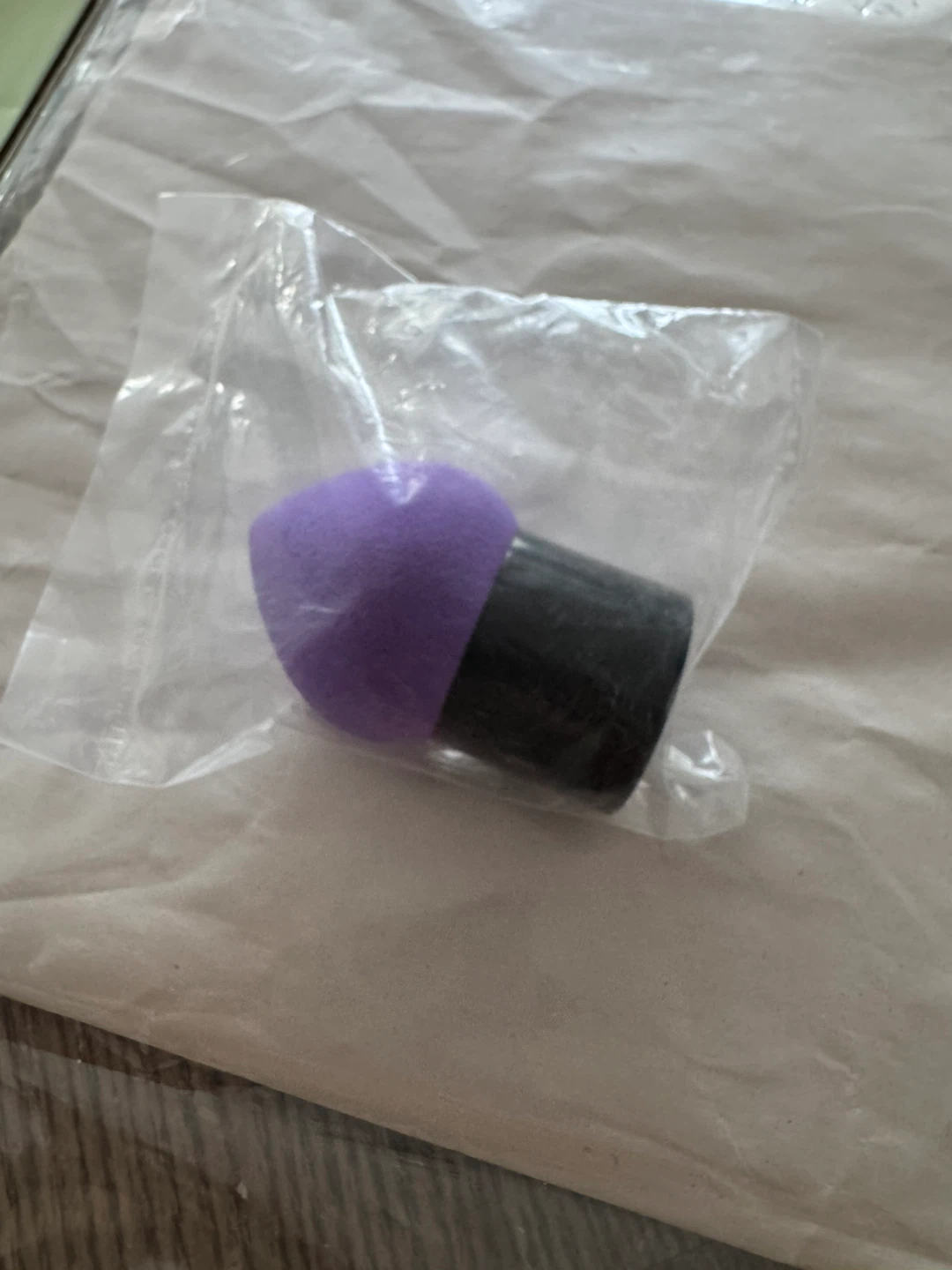 Designer’s Purple Makeup Sponge with Handle - photo 3