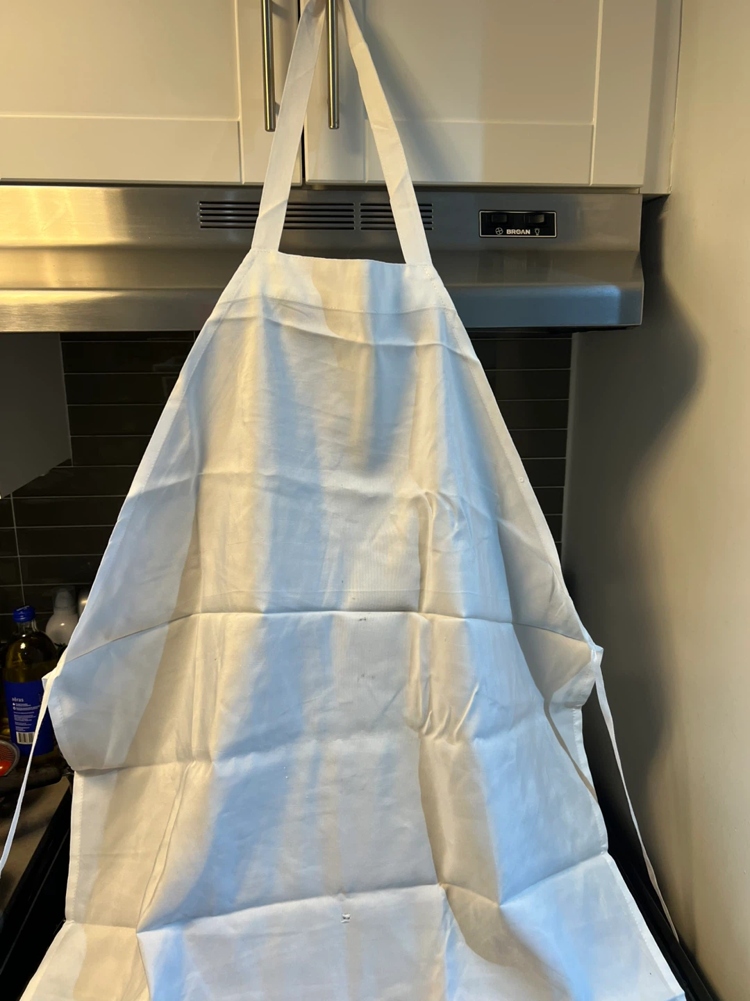 Plain White Kitchen Apron
