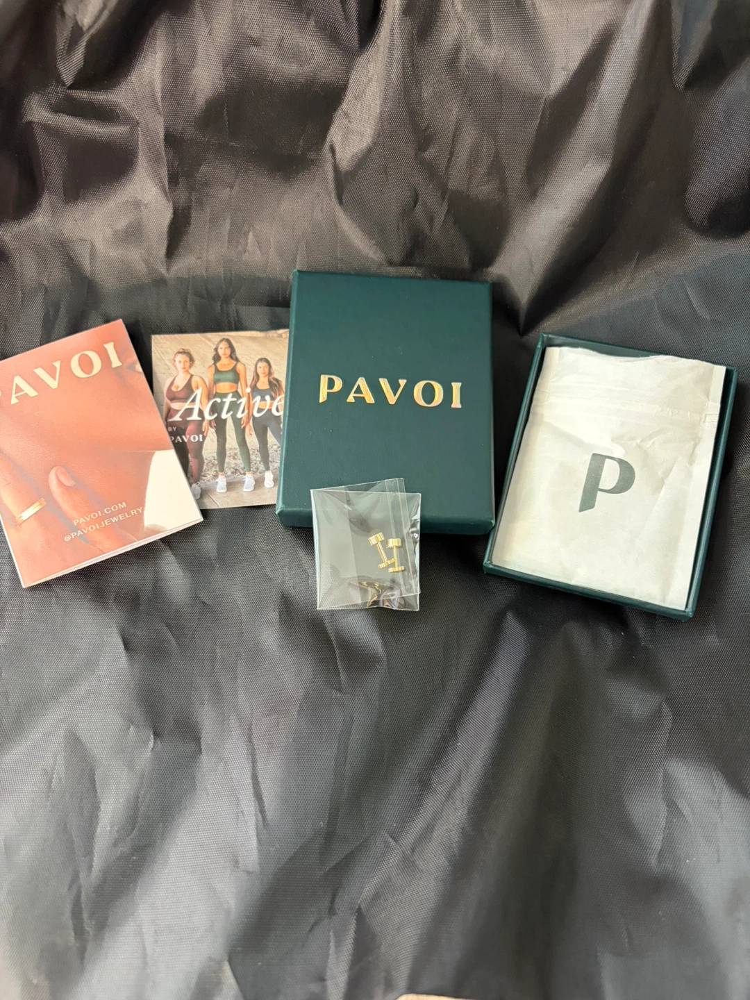 PAVOI Gold Clover Stud Earrings - photo 2
