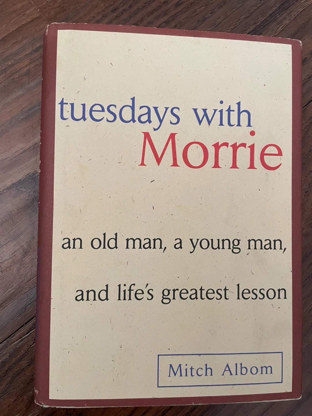 Tuesdays with Morrie