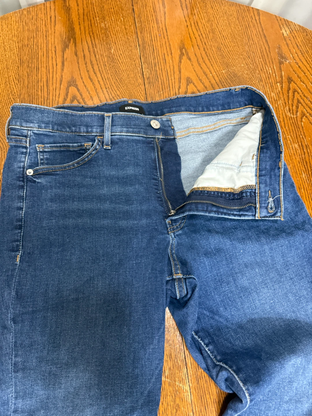 Express Skinny Mid Rise Jeans - photo 3