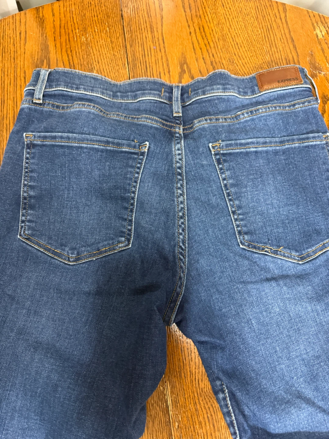 Express Skinny Mid Rise Jeans - photo 4