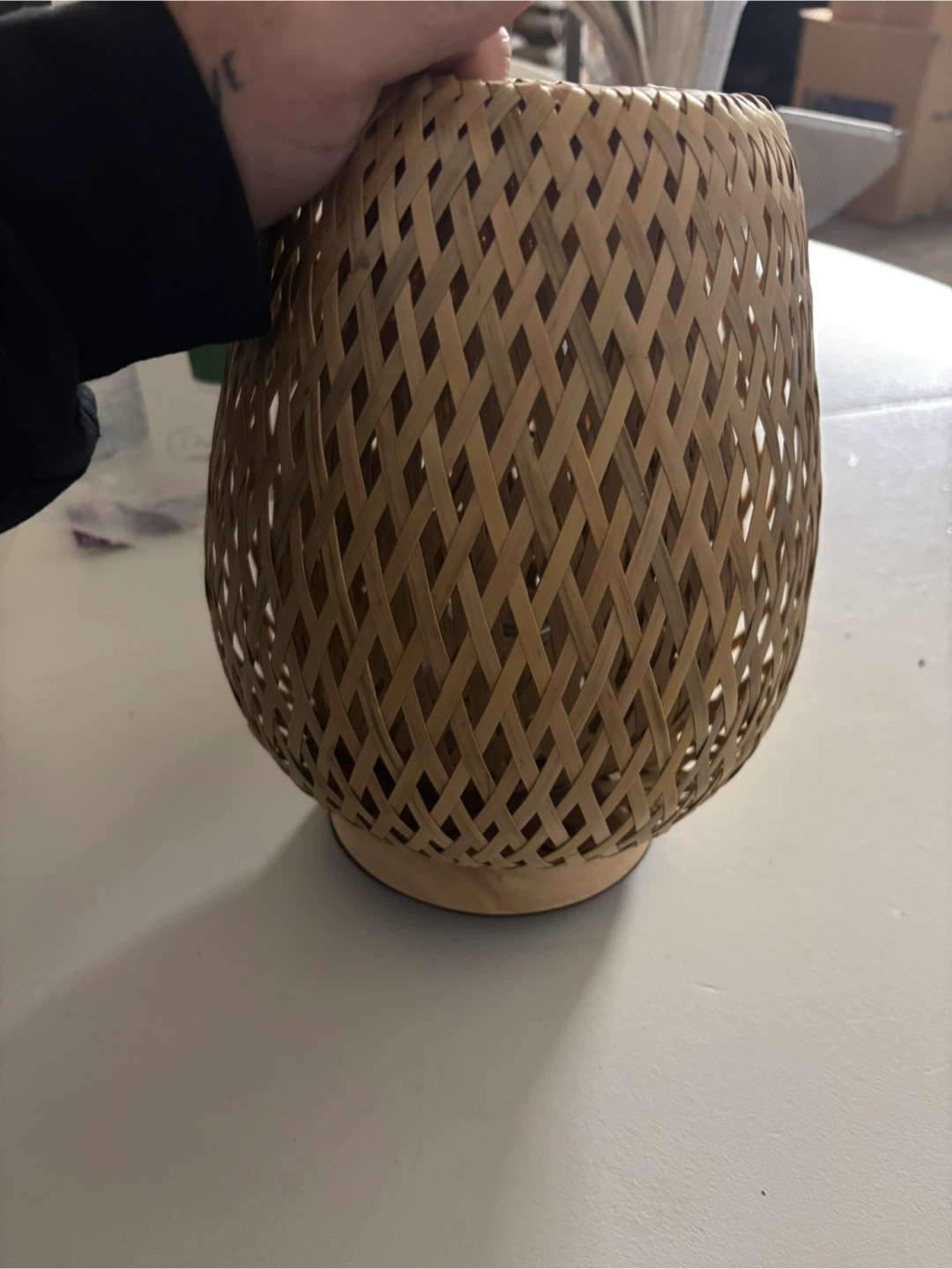 Bamboo lamp - photo 5