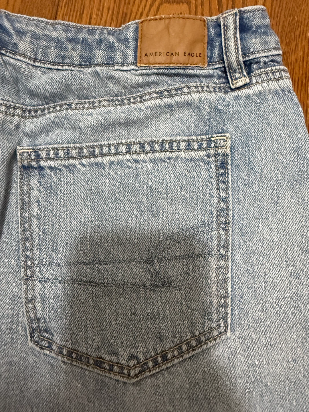 American Eagle Light Wash Denim Skirt Size 12 - photo 3