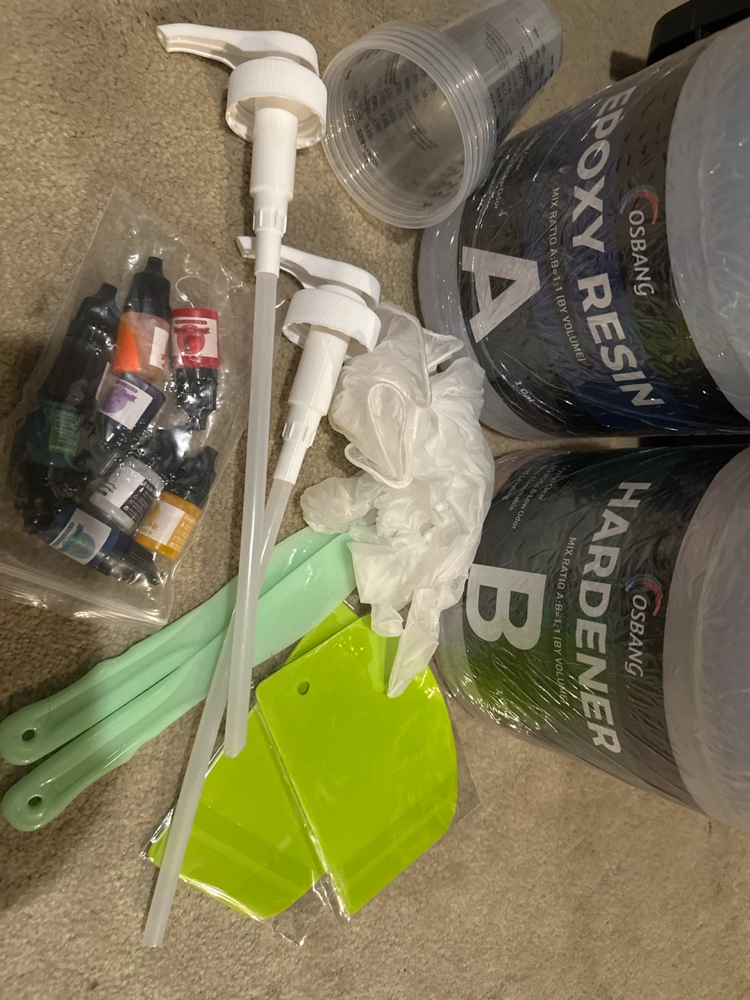 OSBANG Crystal Clear Epoxy Resin 2 Gallon Kit - photo 2