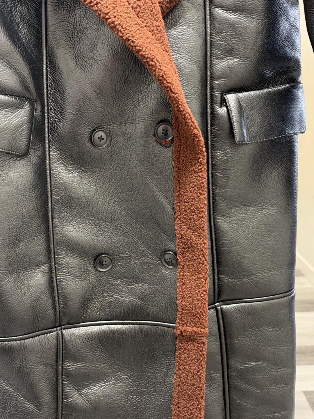 Steve Madden Faux Leather Coat - photo 4