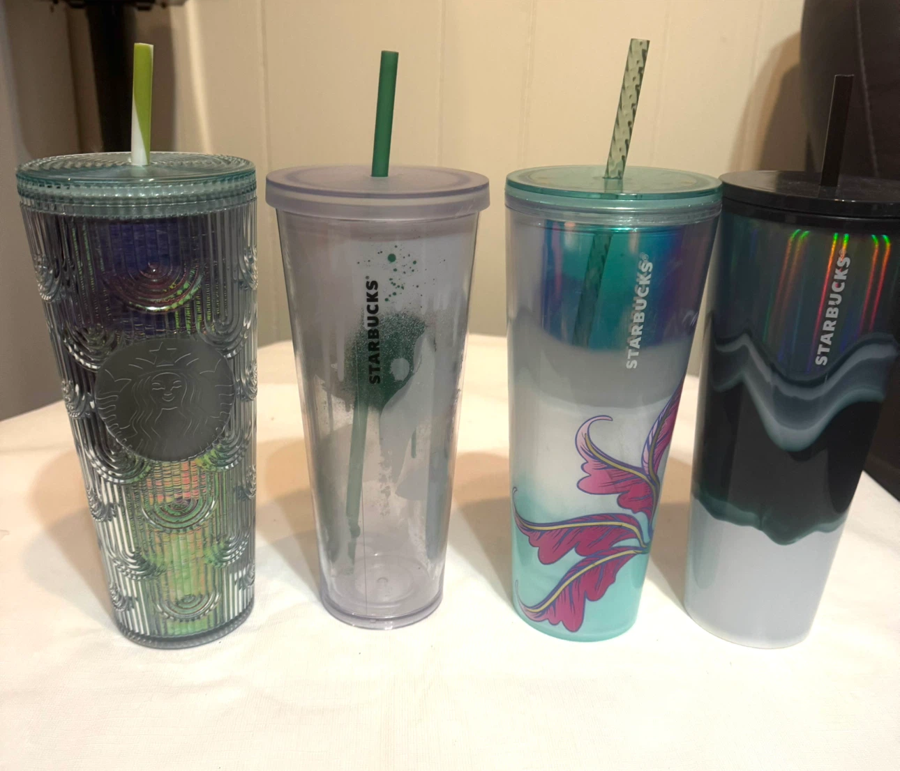 Set of 4 Starbucks Cold Cups 24 oz. All 4 for $15