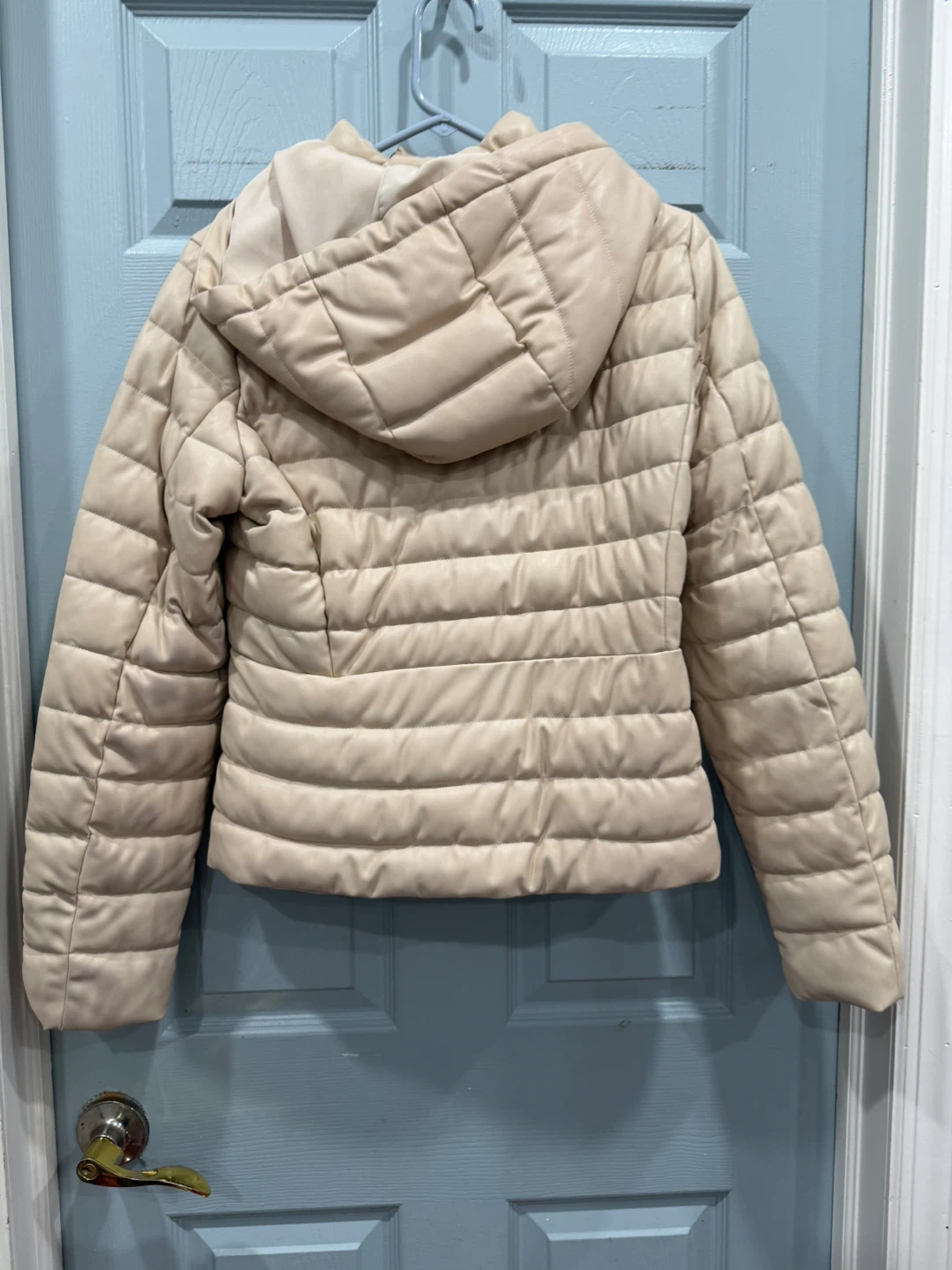 Zara Puffer Jacket Beige - photo 3
