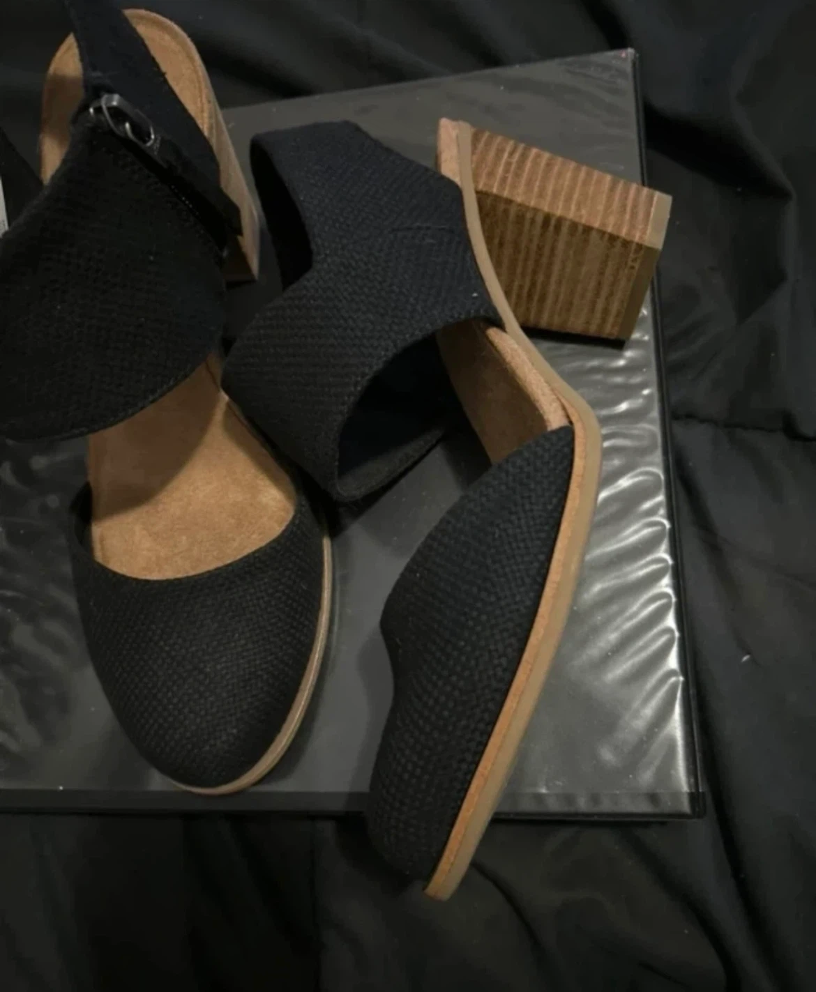 TOMS Black Wedges - photo 2