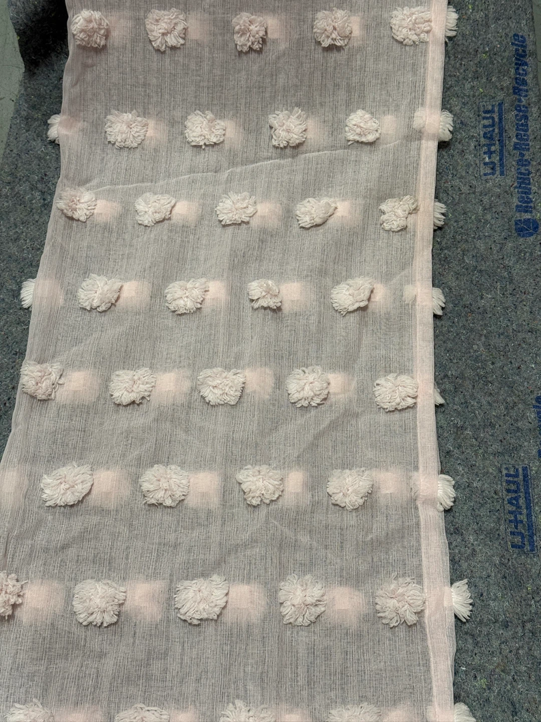 DKNY Pink Tufted Curtain Panels Set - photo 2
