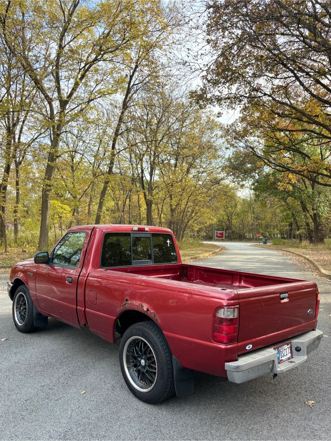Red Ford Ranger XLT Pickup Truck - photo 4