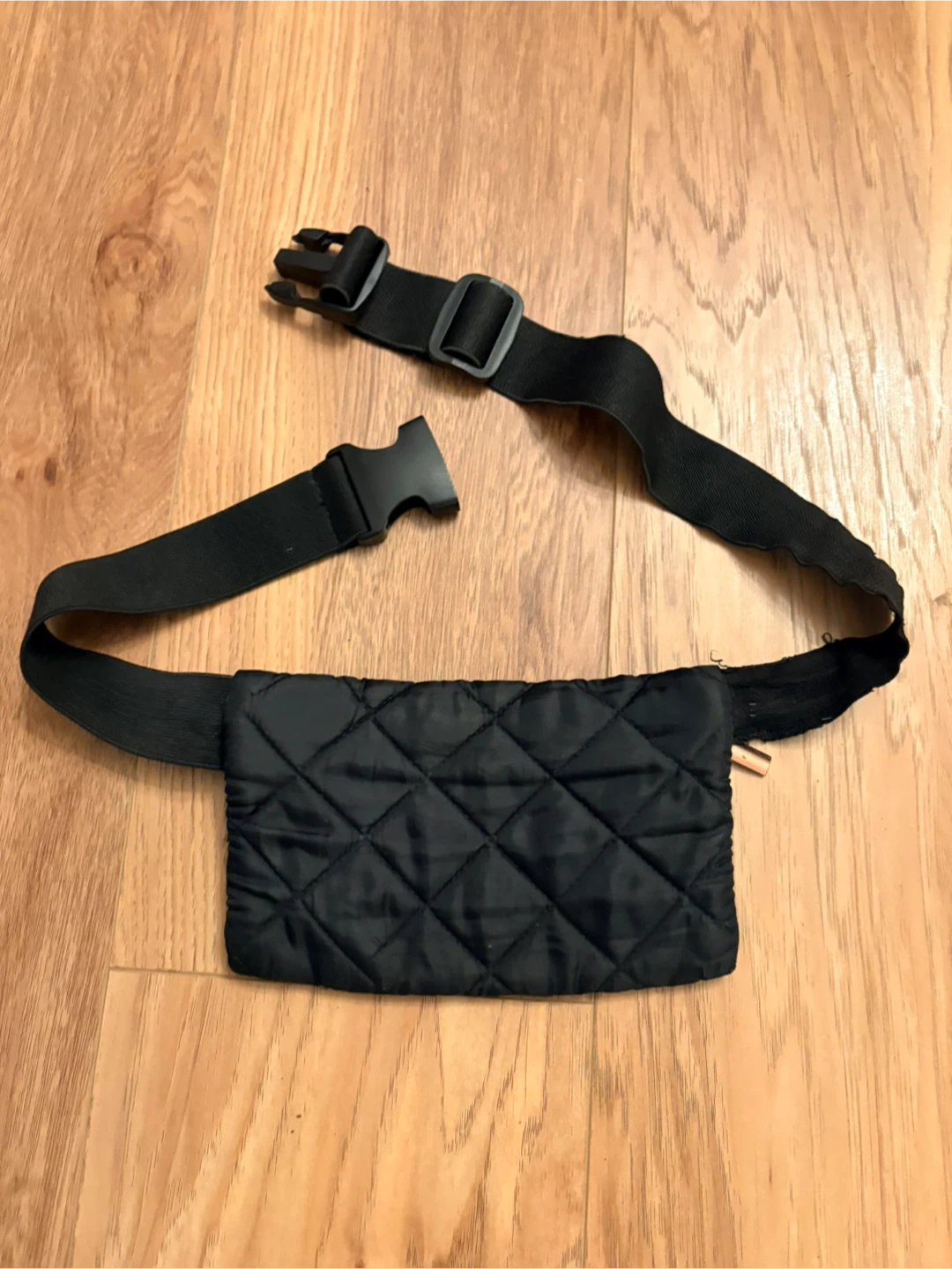 Black Quilted Belt Bag - photo 2