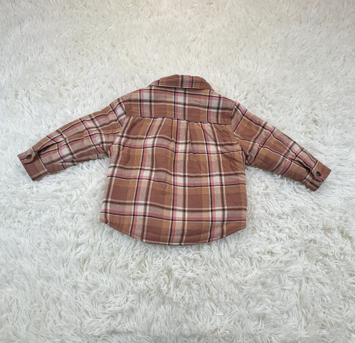 18m - 24m Children's Place Plaid Sherpa-Lined Shirt Jacket - photo 2