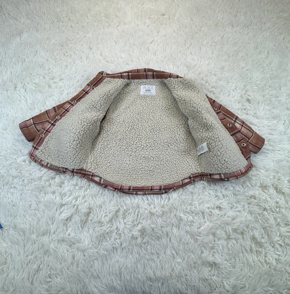 18m - 24m Children's Place Plaid Sherpa-Lined Shirt Jacket - photo 4