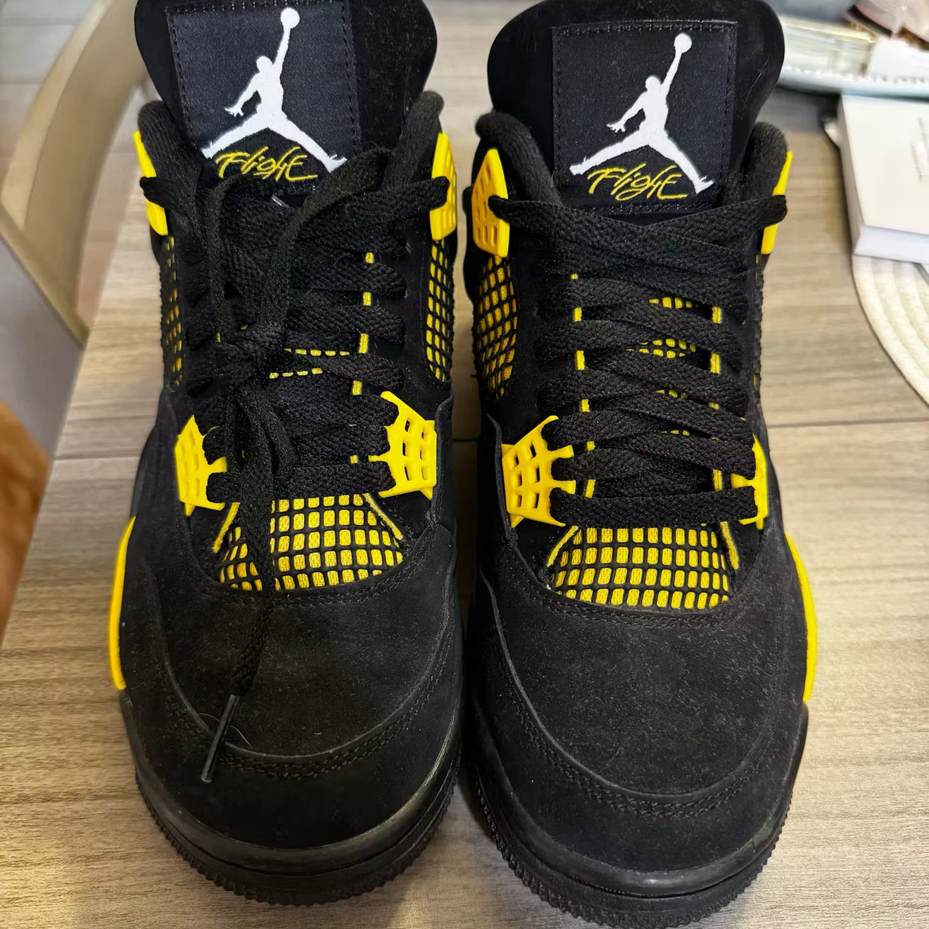 Jordan 4 Retro Yellow Thunder
