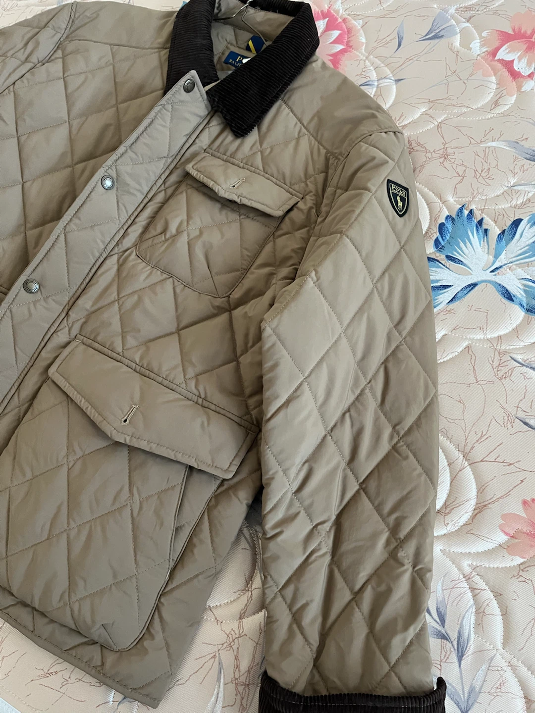 Polo Ralph Lauren Quilted Jacket Tan - photo 4