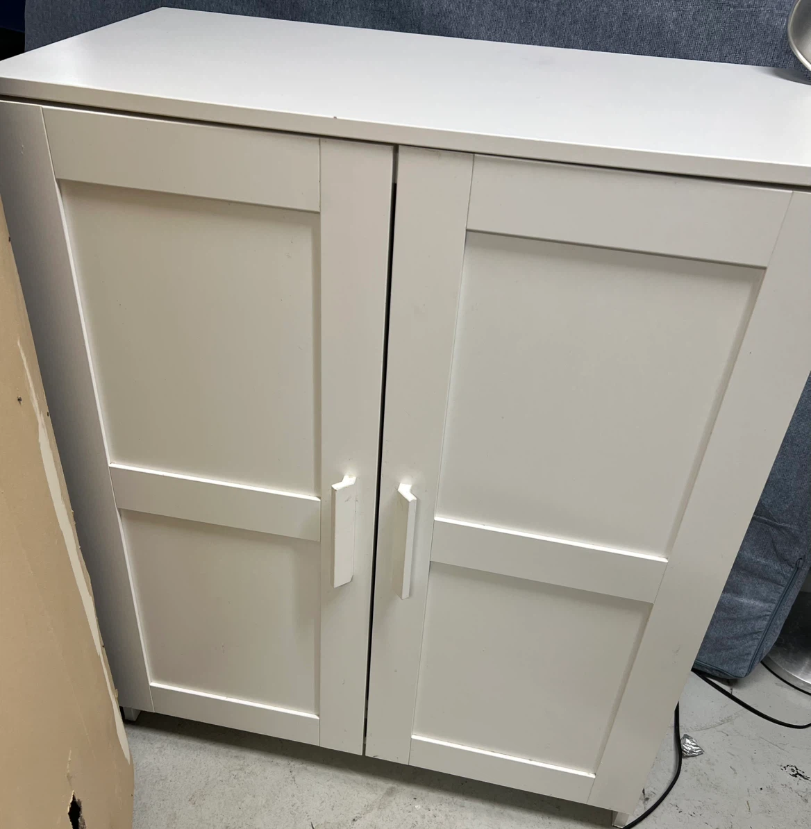 White Two-Door Cabinet