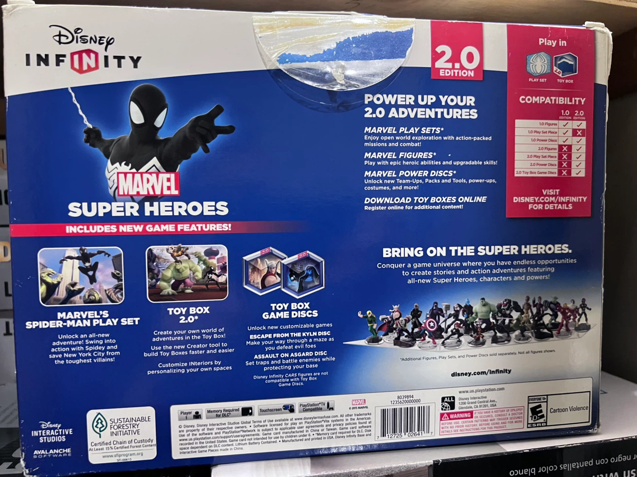 Disney Infinity 2.0 Marvel Super Heroes PS Vita Starter Pack - photo 5