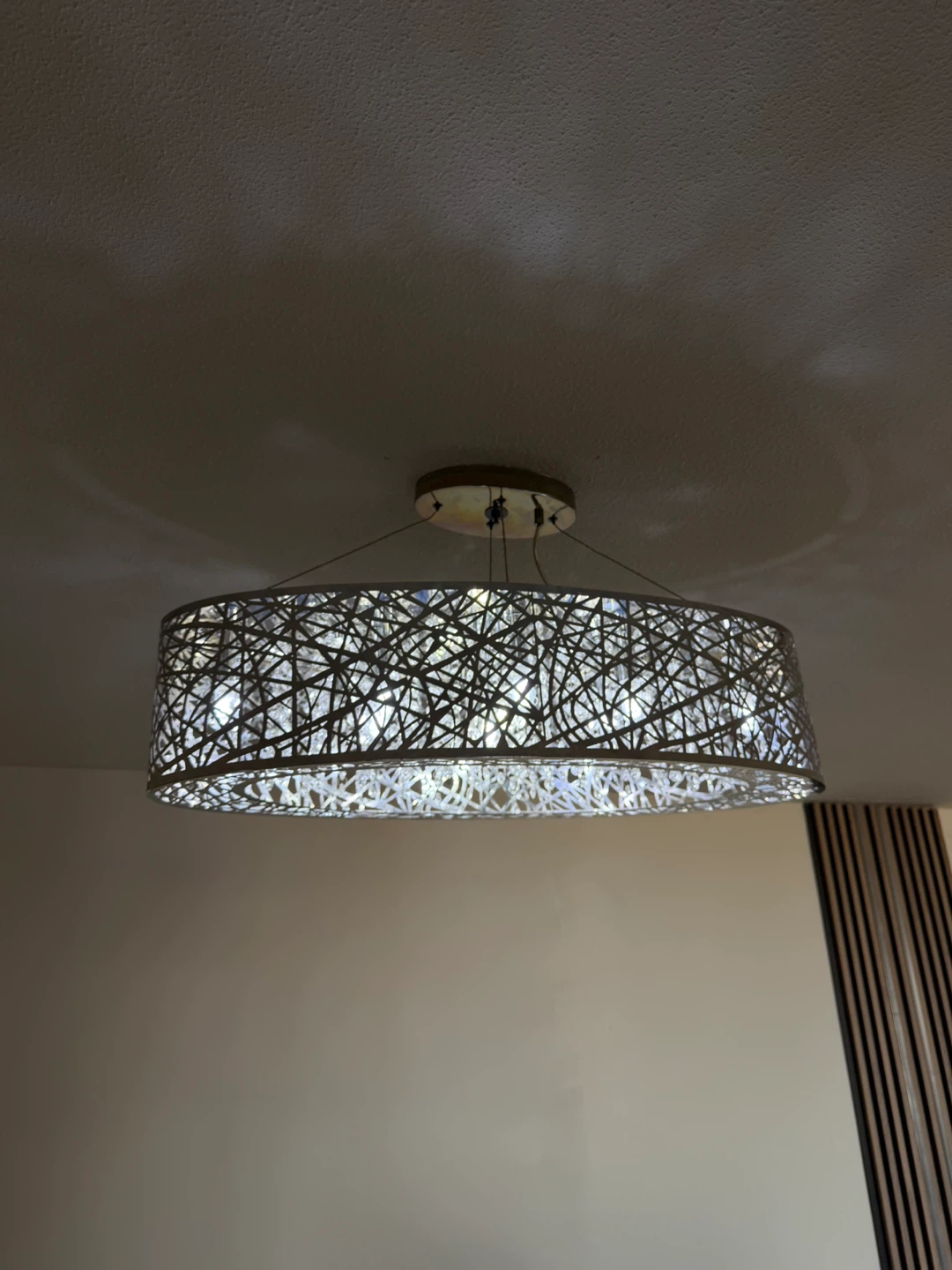 Oval Crystal Chandelier Light Fixture - photo 2