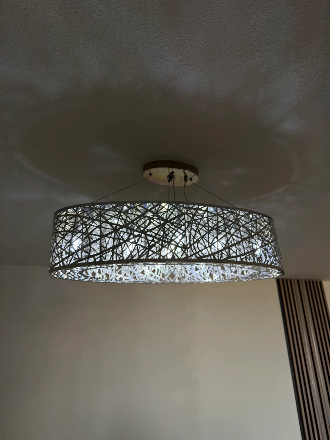 Oval Crystal Chandelier Light Fixture - photo 3