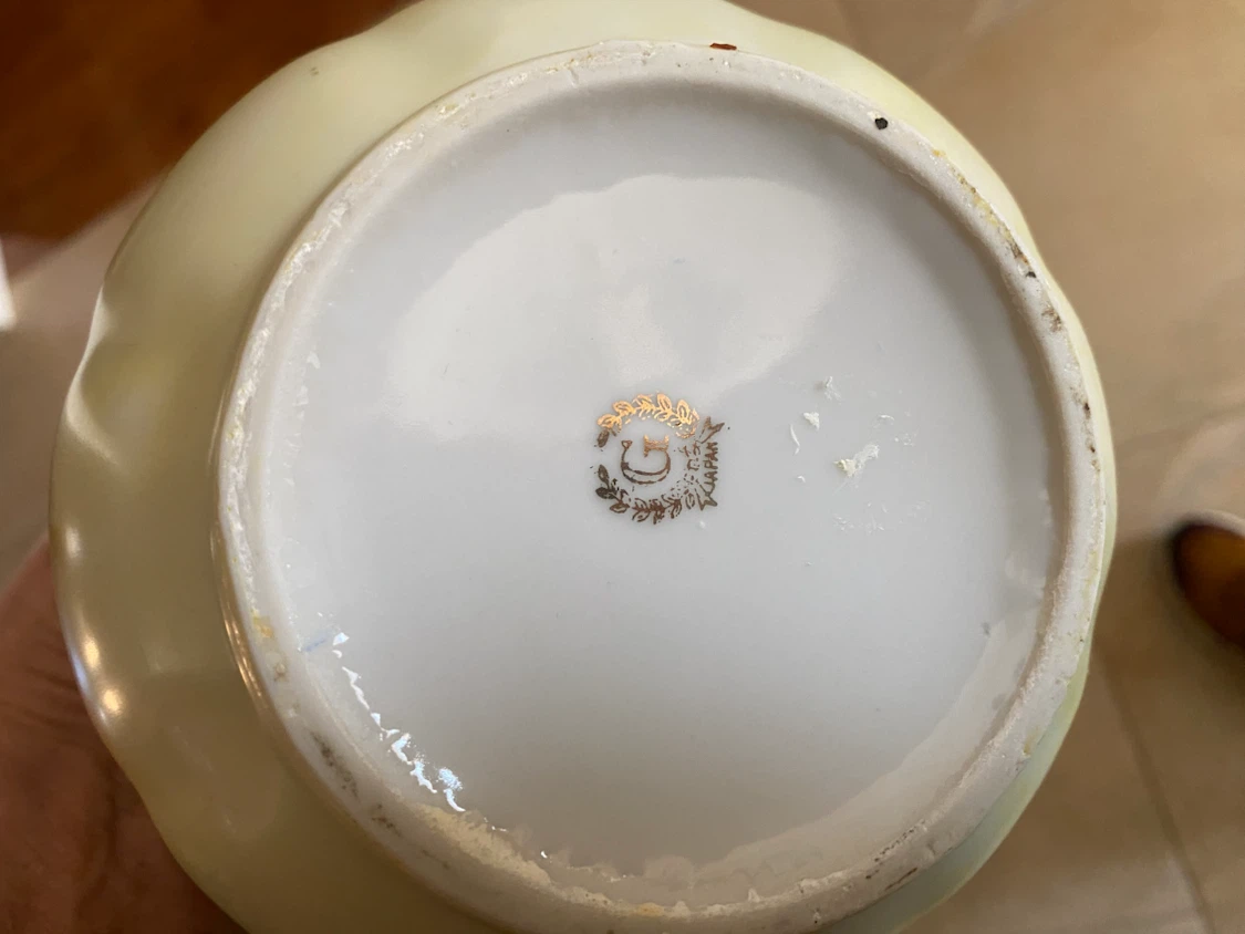 Vintage Porcelain Fruit Pitcher and Bowl Set - photo 4