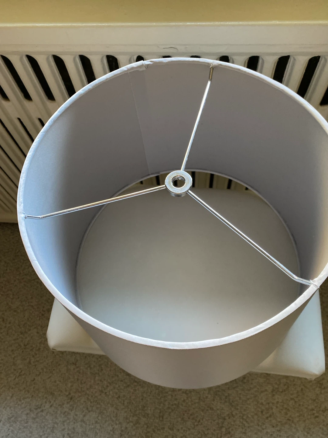Two Grey Lamp Shades - photo 2