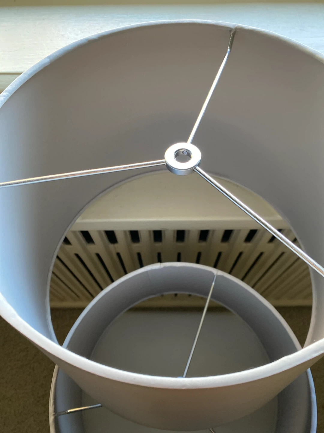 Two Grey Lamp Shades - photo 5
