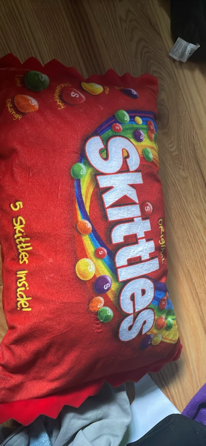Skittles plush cushion - photo 2