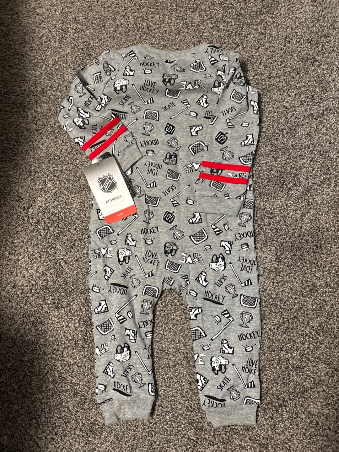 New Calgary Flames Infant Long Sleeve Coverall - photo 3