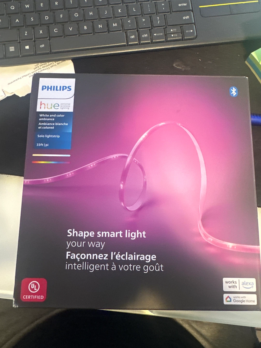 Philips Hue White & Color Ambiance Solo Lightstrip 33ft