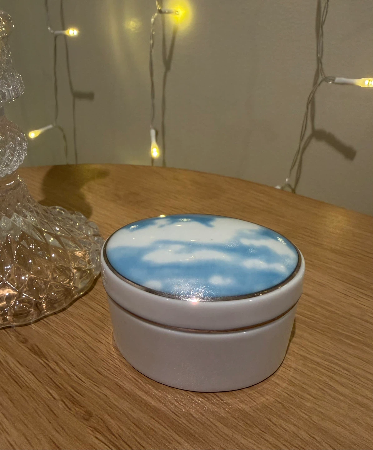 Vintage Y2K Cloud Trinket Dish
