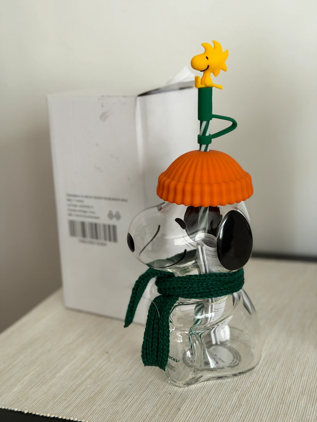 Starbucks x Peanuts Snoopy Glass Cup