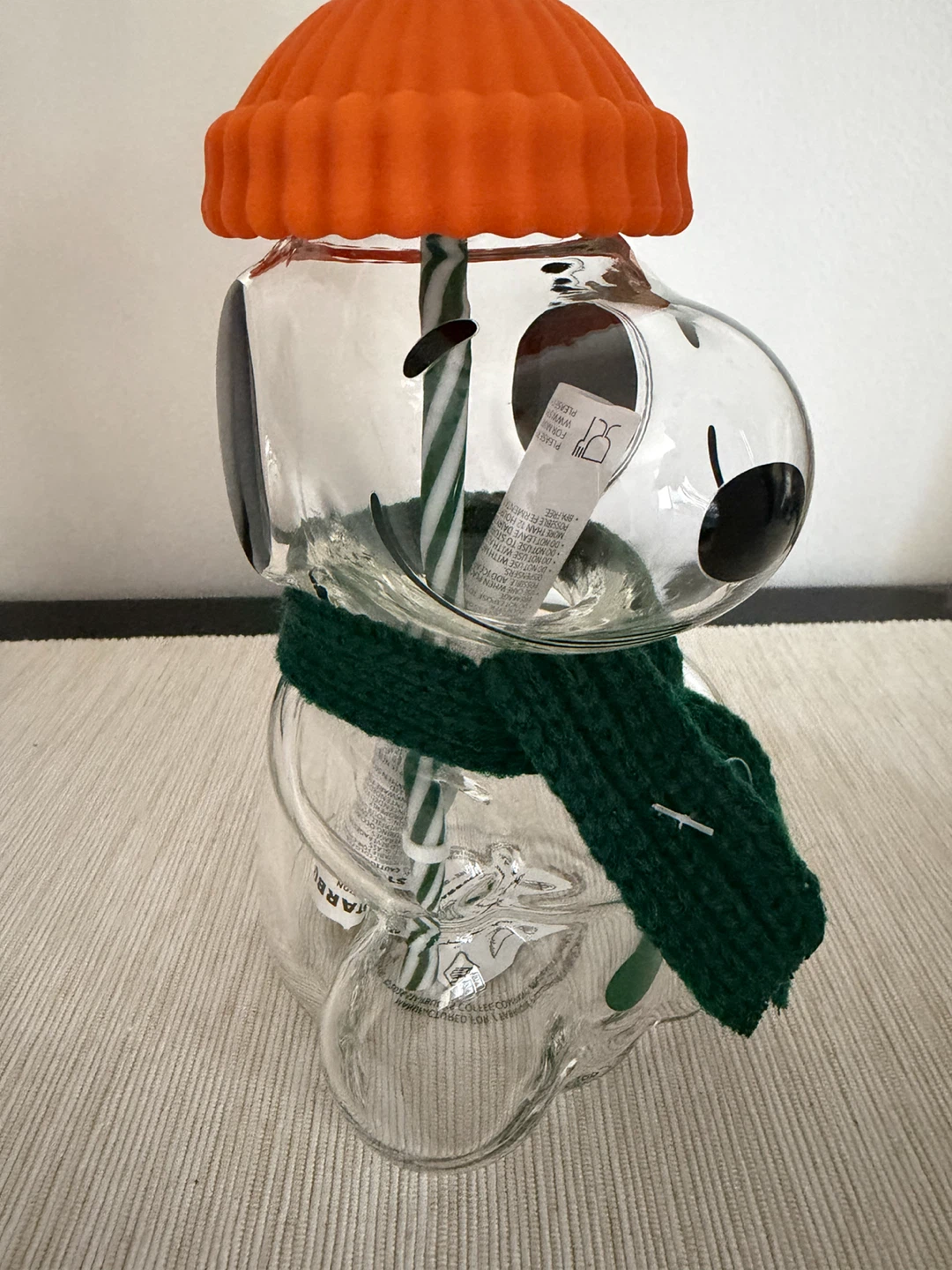 Starbucks x Peanuts Snoopy Glass Cup - photo 3