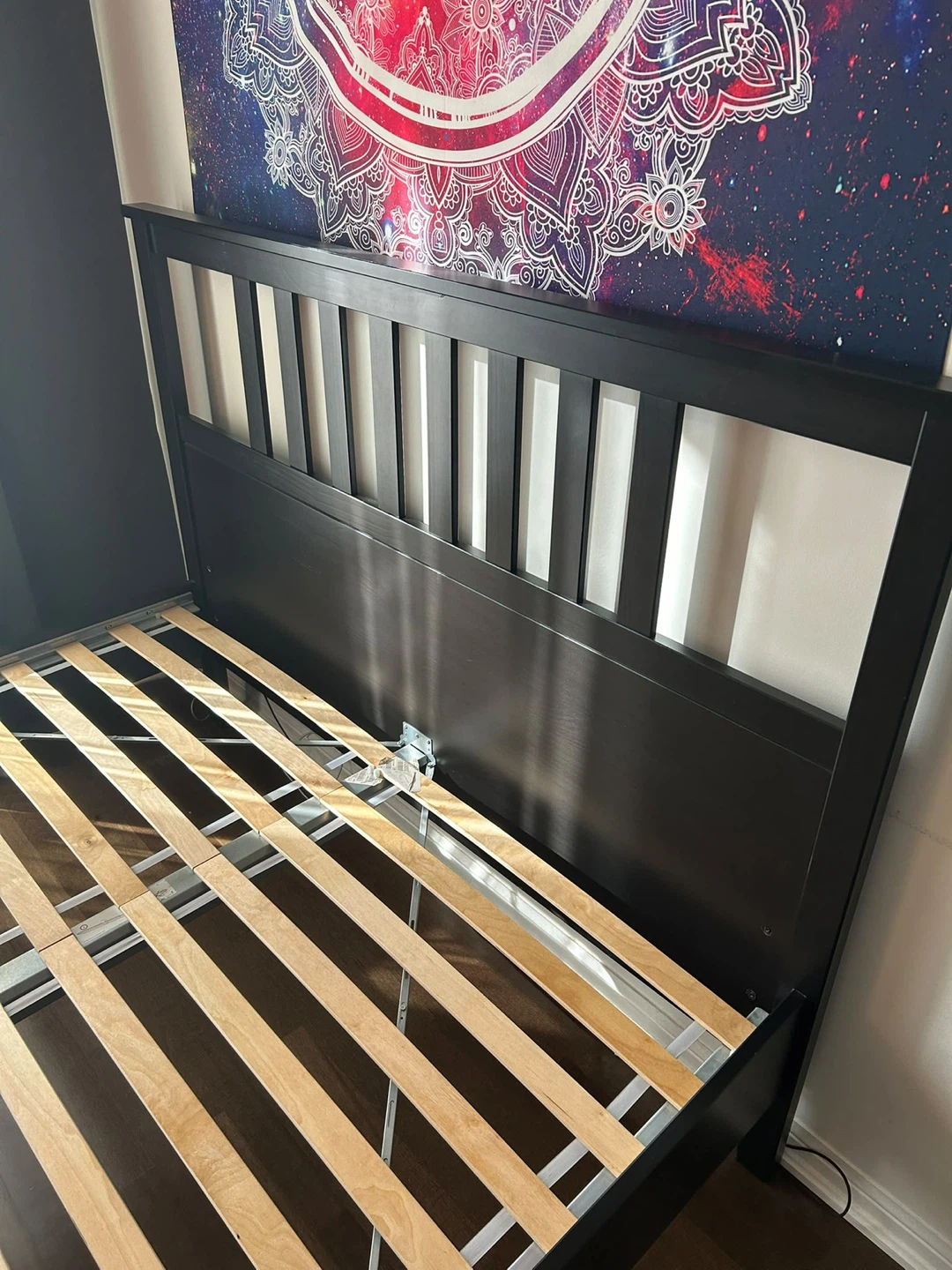 IKEA Black Bed Frame - photo 3