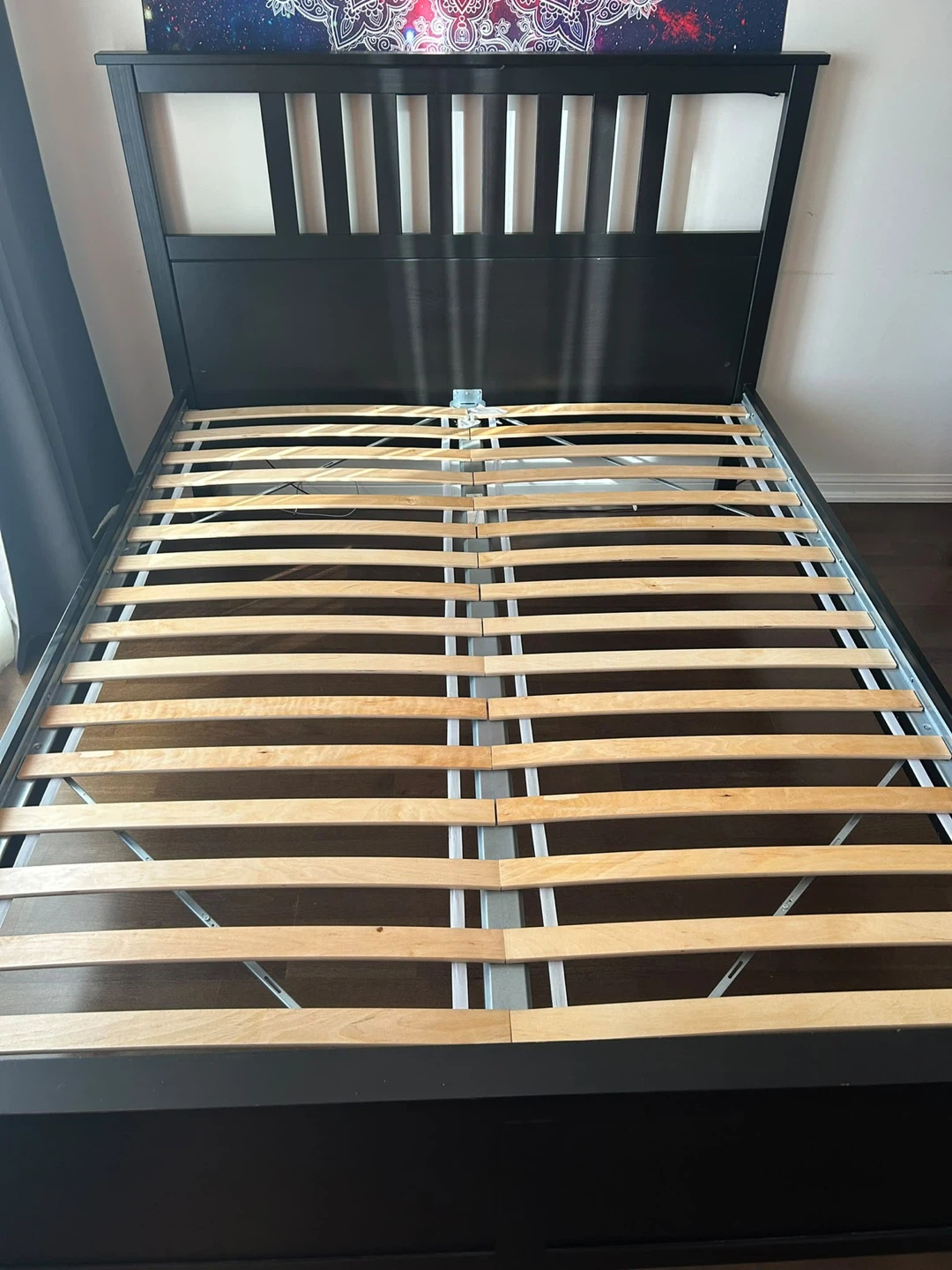 IKEA Black Bed Frame - photo 4