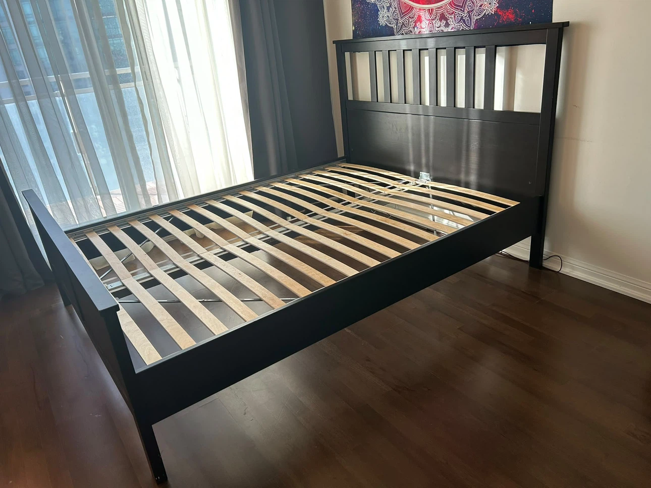 IKEA Black Bed Frame - photo 5