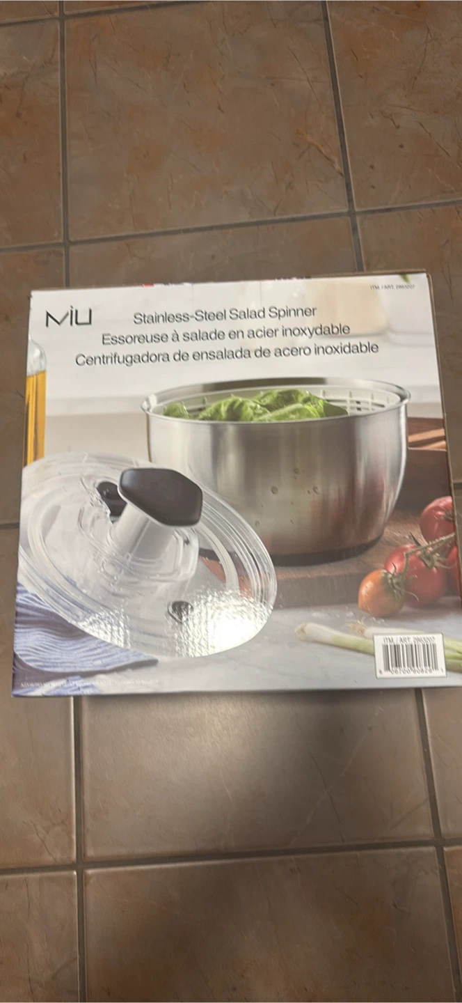 Miu Stainless Steel Salad Spinner