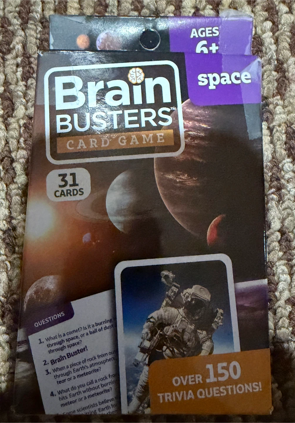 Brain Busters Space Card Game
