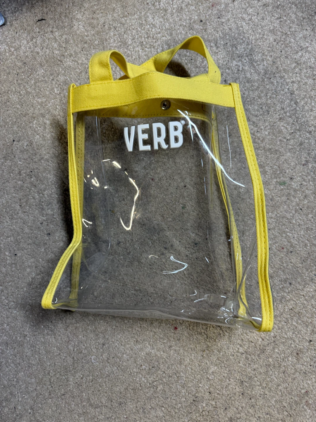 Verb Clear Yellow Tote Bag