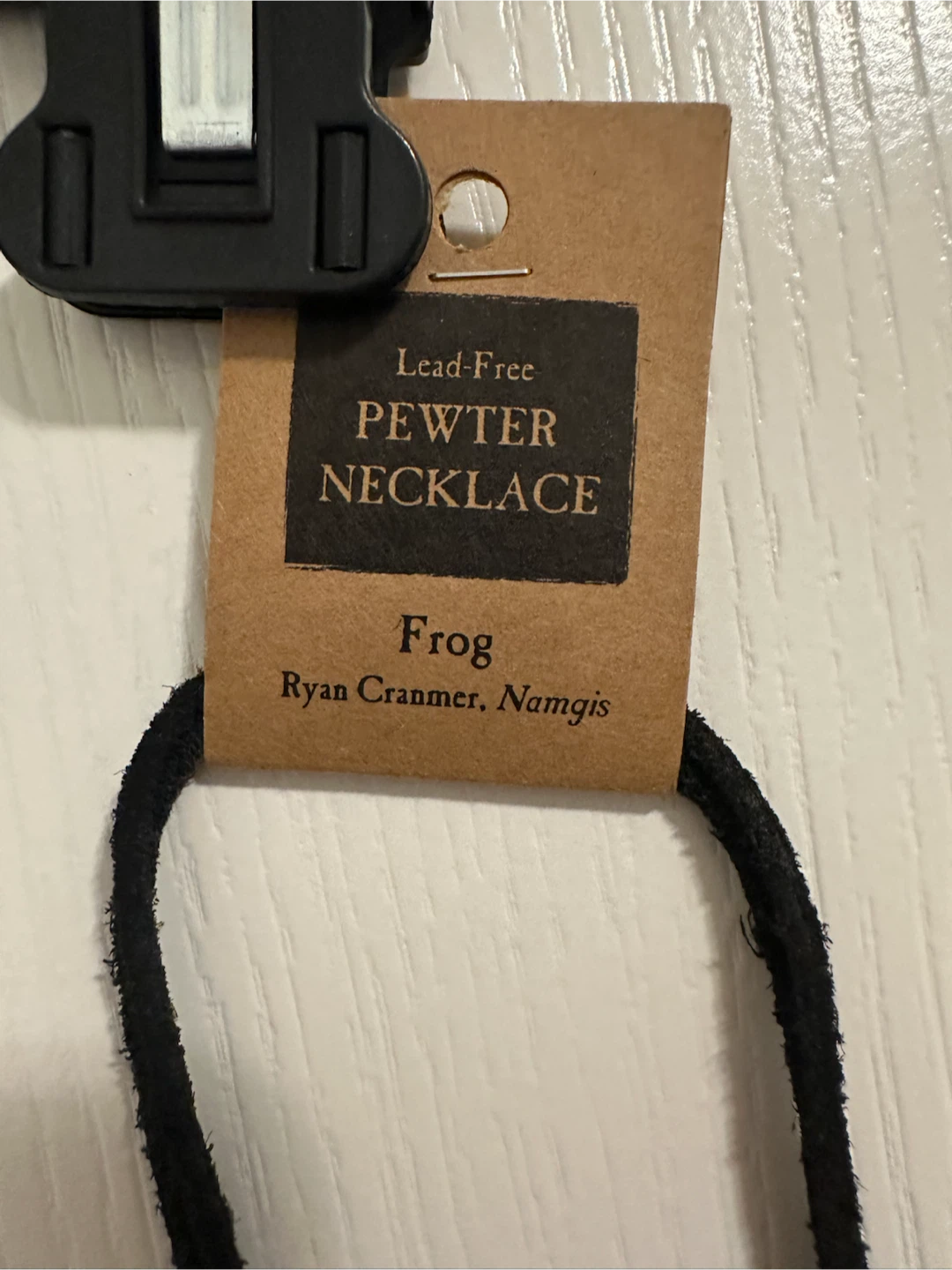 Ryan Cranmer Namgis Frog Pewter Necklace