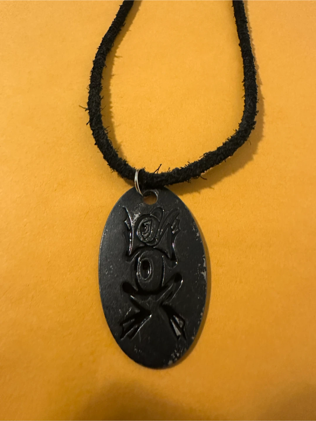 Ryan Cranmer Namgis Frog Pewter Necklace - photo 2