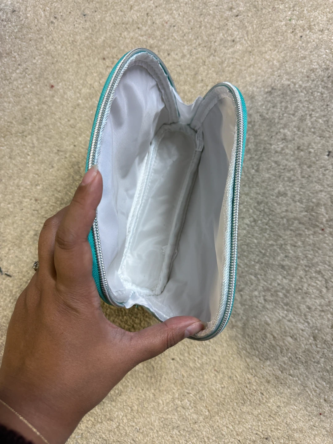 Moroccanoil Teal Cosmetic Bag - photo 3