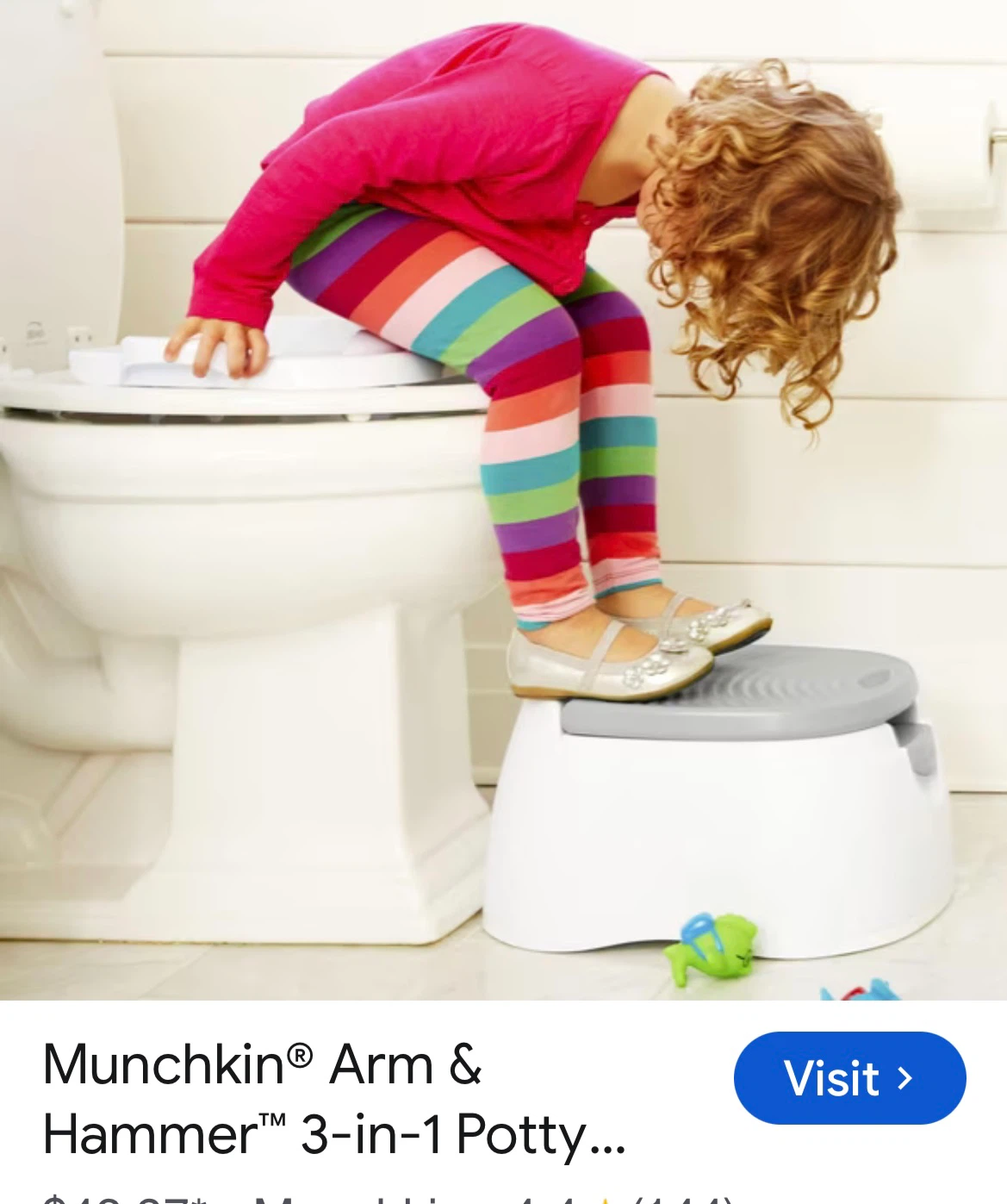 Munchkin 3-in-1 Potty Seat / has Potty Ring and Stepping Stool - photo 4