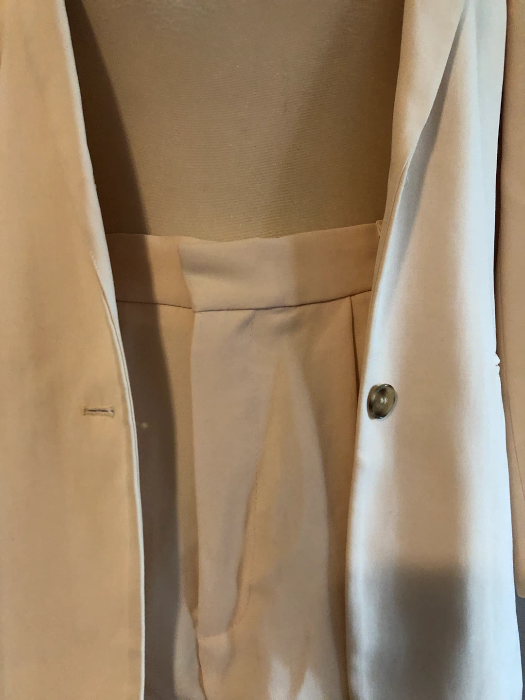 Zara Beige Blazer and Trousers Set - photo 4