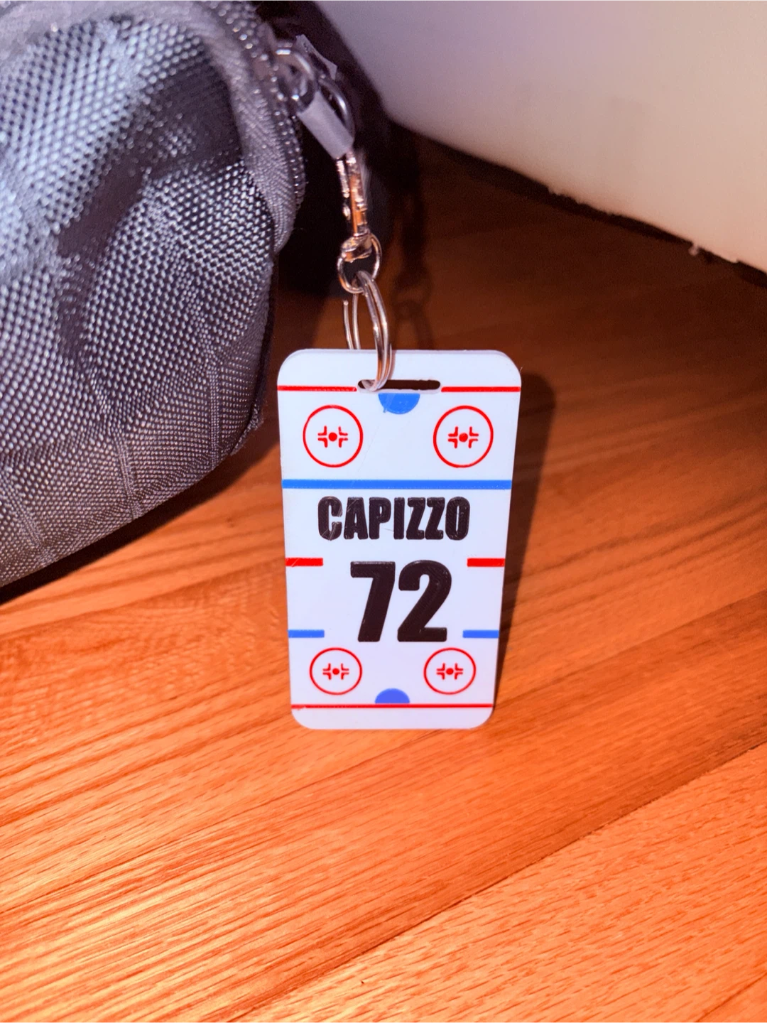 Custom Hockey Bag Tag